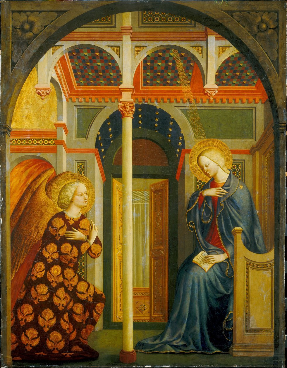 Zwiastowanie, c. 14231424. autorstwa Masolino da Panicale