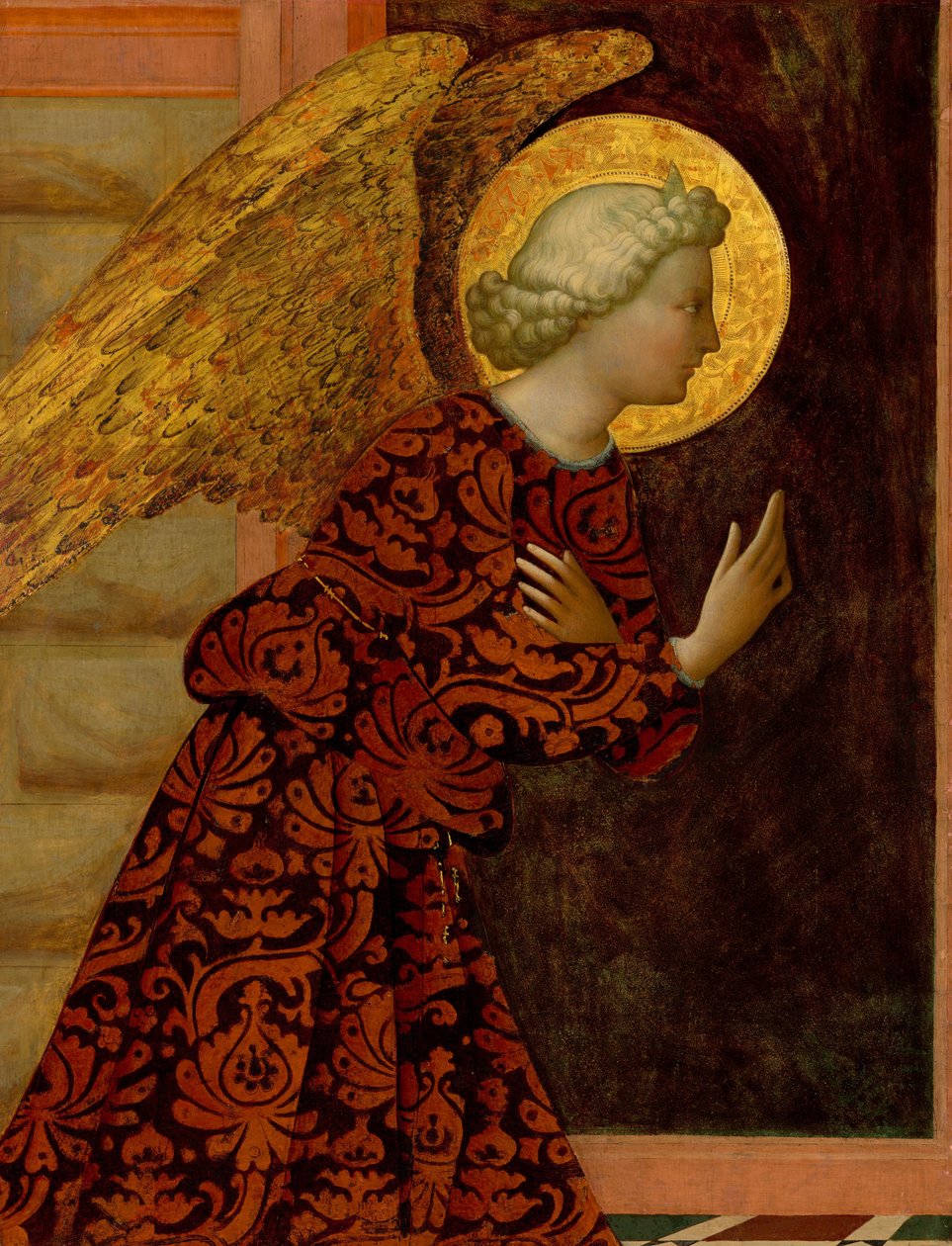 Archanioł Gabriel, c. 1430. autorstwa Masolino da Panicale
