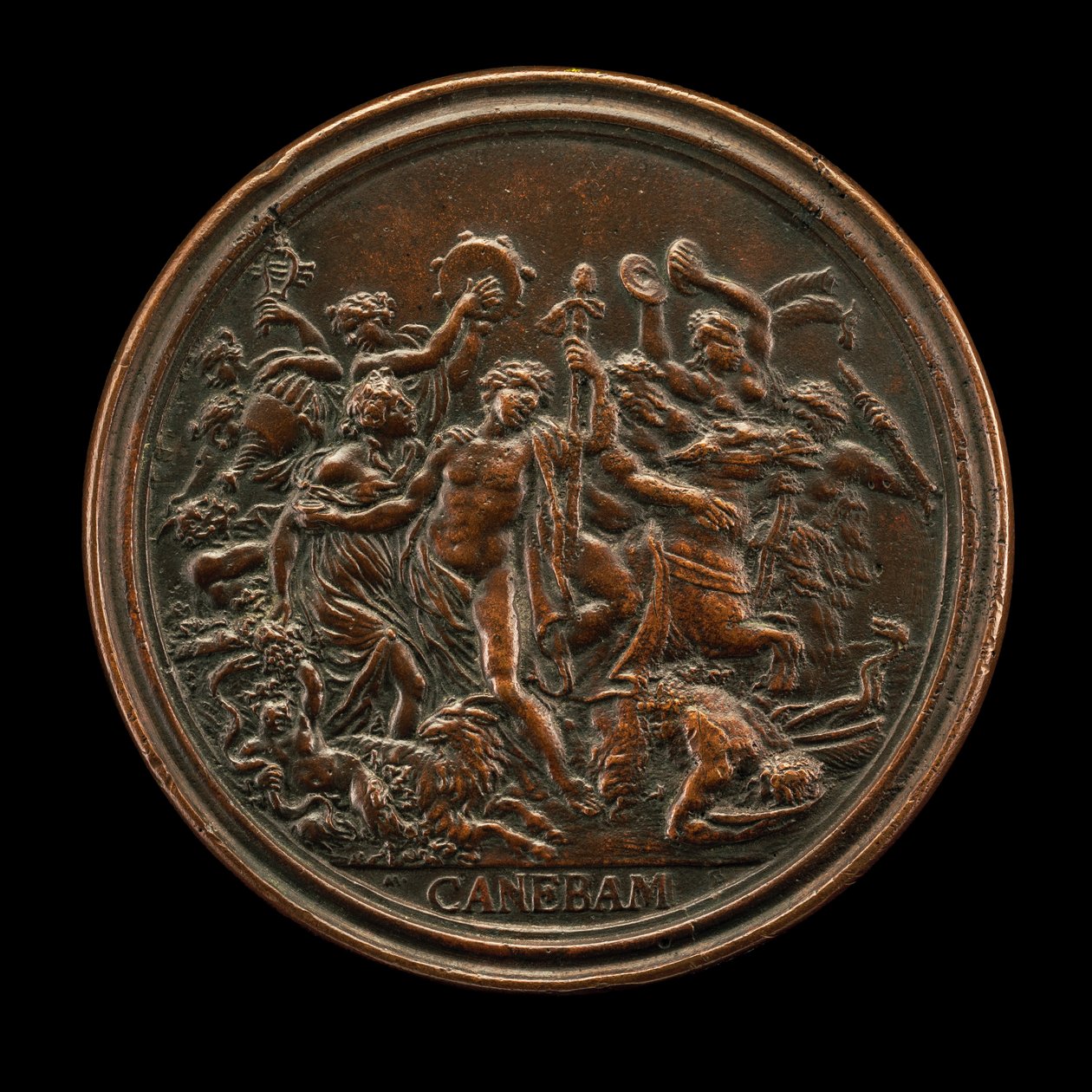 Bachnal [rewers], 1684. autorstwa Massimiliano Soldani