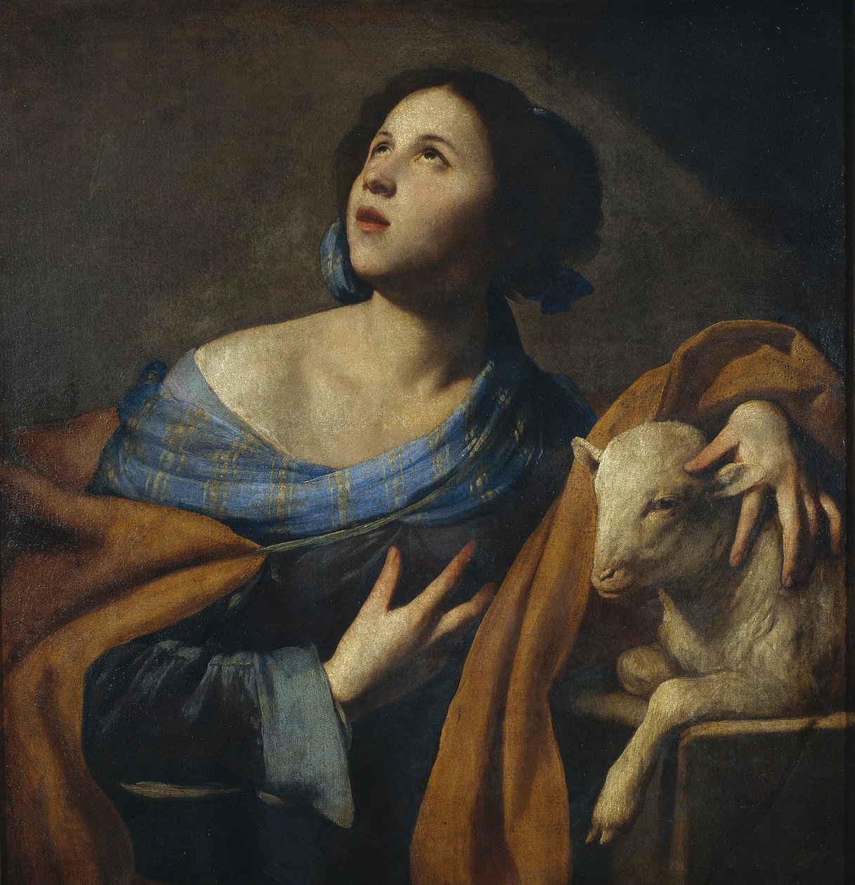 Św. Agnieszka autorstwa Massimo Stanzione