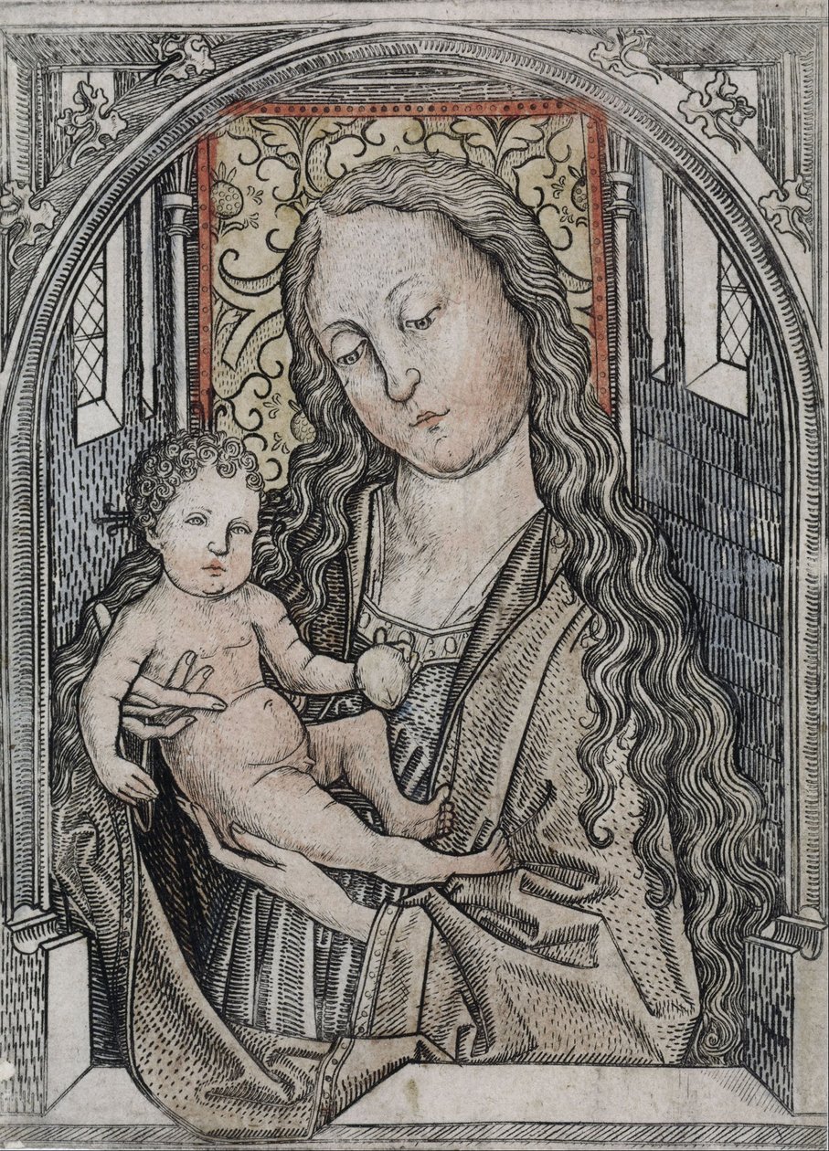 Madonna z Dzieciątkiem autorstwa Master E.S.