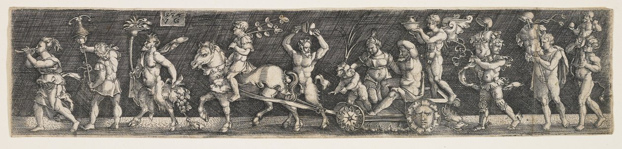 Triumf Bachusa, 1534 autorstwa Master V. G.