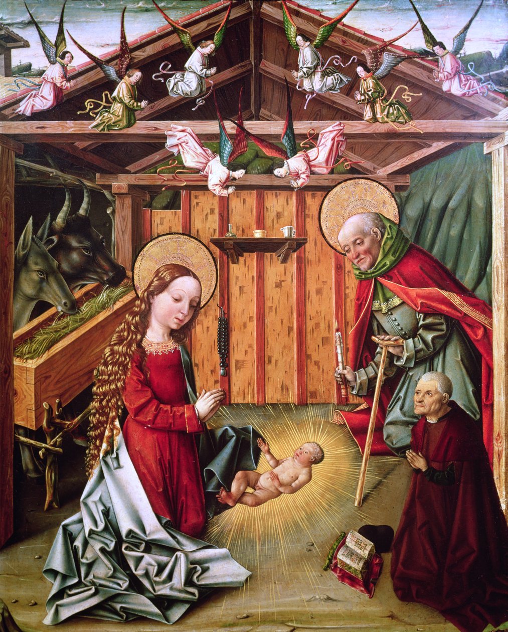 Narodzenia Chrystusa, c.1474-76 autorstwa Master of Avila Master of Avila