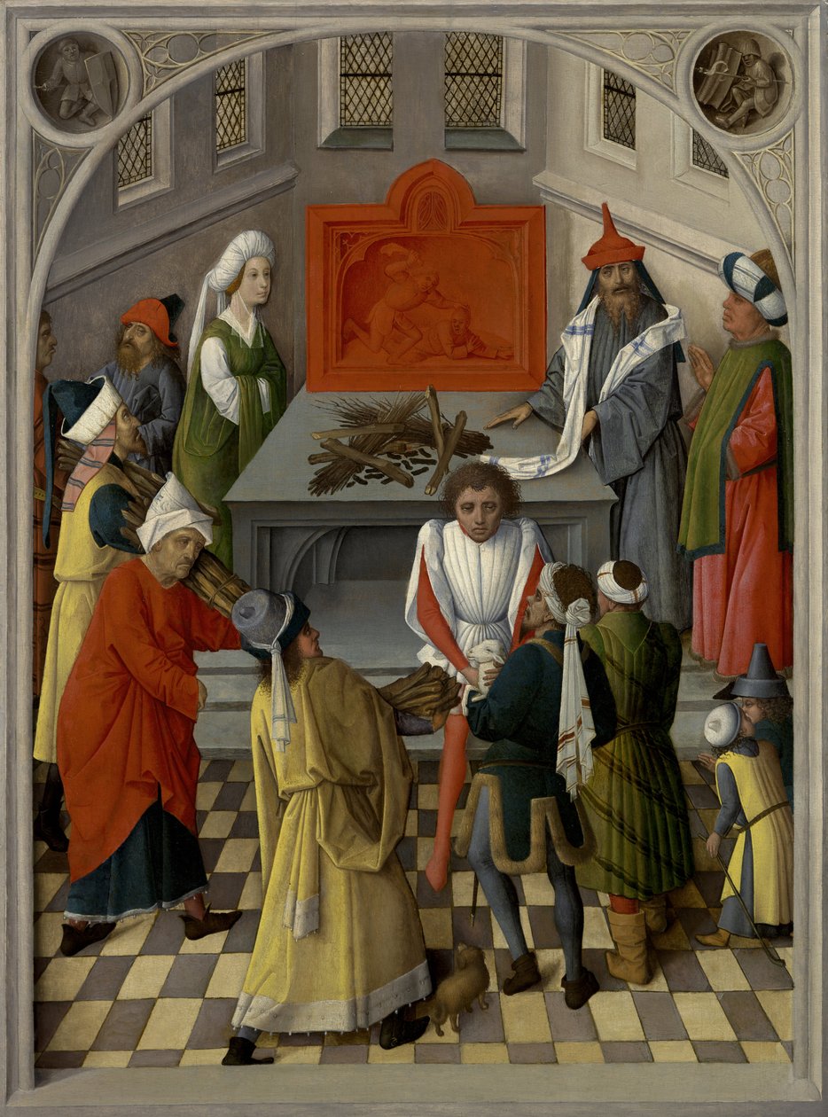 Ofiara Żydów autorstwa Master of Gathering of the the Manna