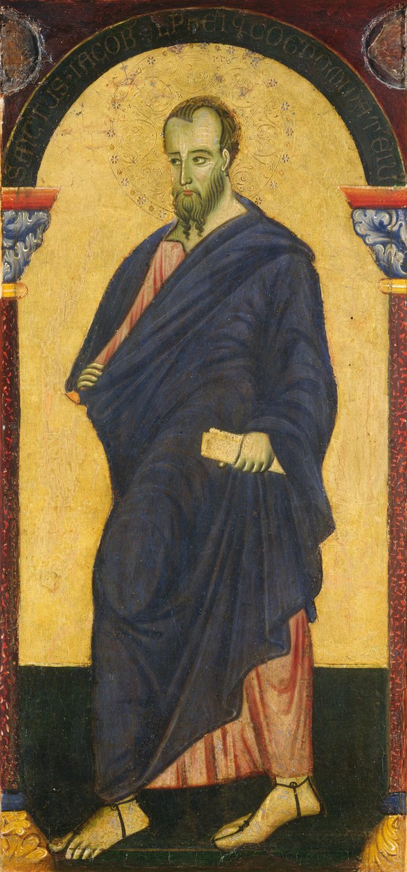 Św. Jakub Mniejszy autorstwa Master of Saint Francis
