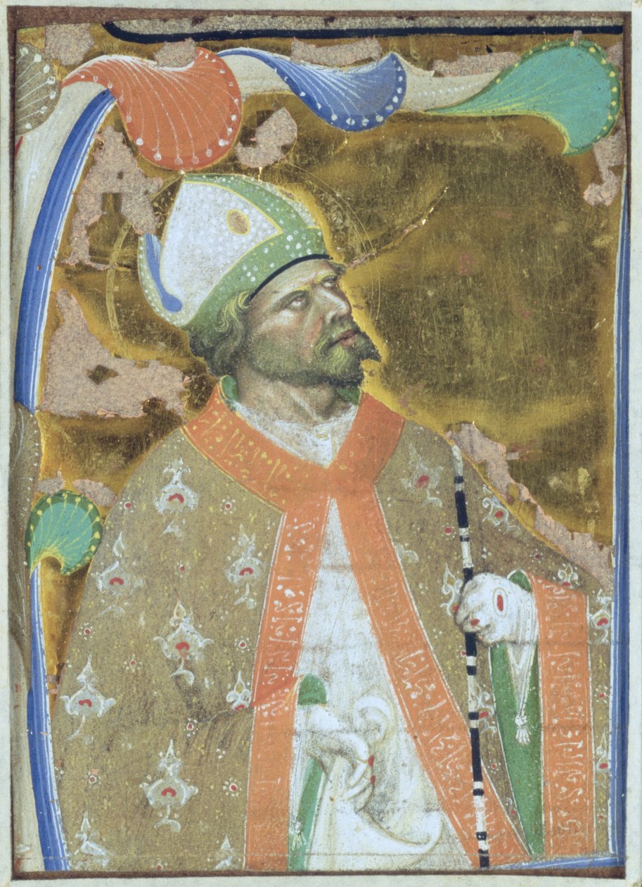Biskup Saint autorstwa Master of San Michele of Murano