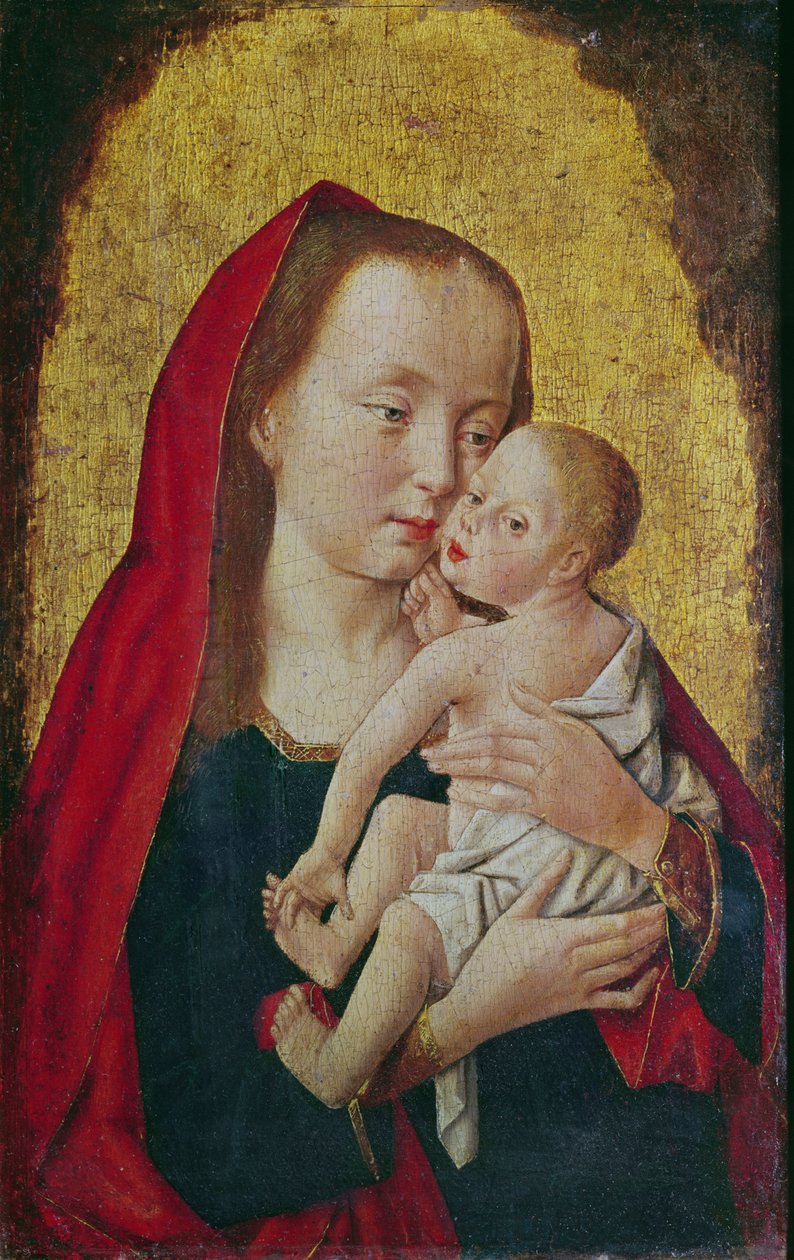 Dziewica z Dzieciątkiem, ok. 1500 autorstwa Master of St. Giles