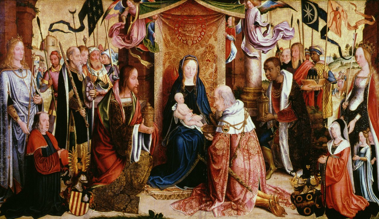 Adoracja królów autorstwa Master of St. Severin