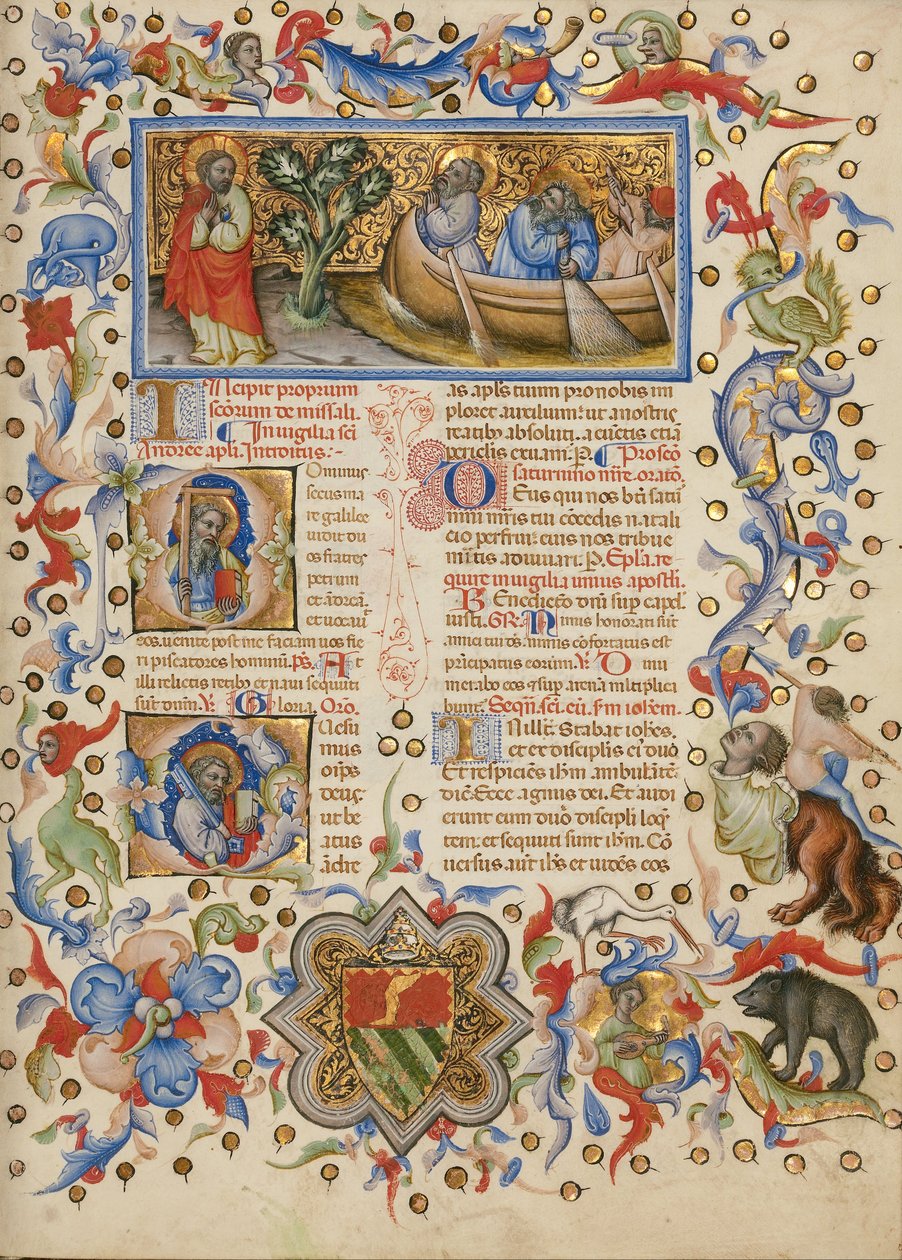Mszał autorstwa Master of the Brussels Initials