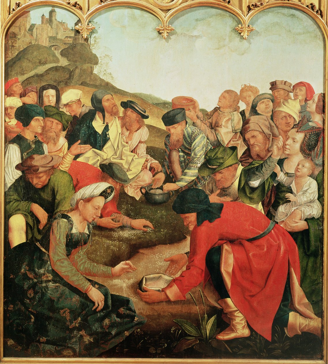 په صحرا پولی کې د مینې راټولول autorstwa Master of the Evora Altarpiece