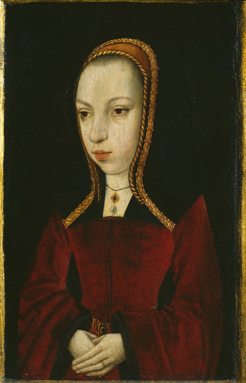 Portret Małgorzaty Austriackiej, ok. 1495 (malarstwo na desce) autorstwa Master of the Legend of the Magdalen