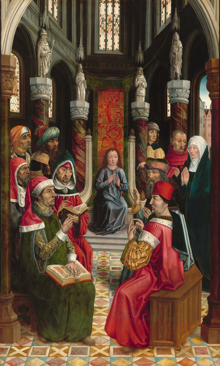 Chrystus wśród lekarzy autorstwa Master of the Retablo of