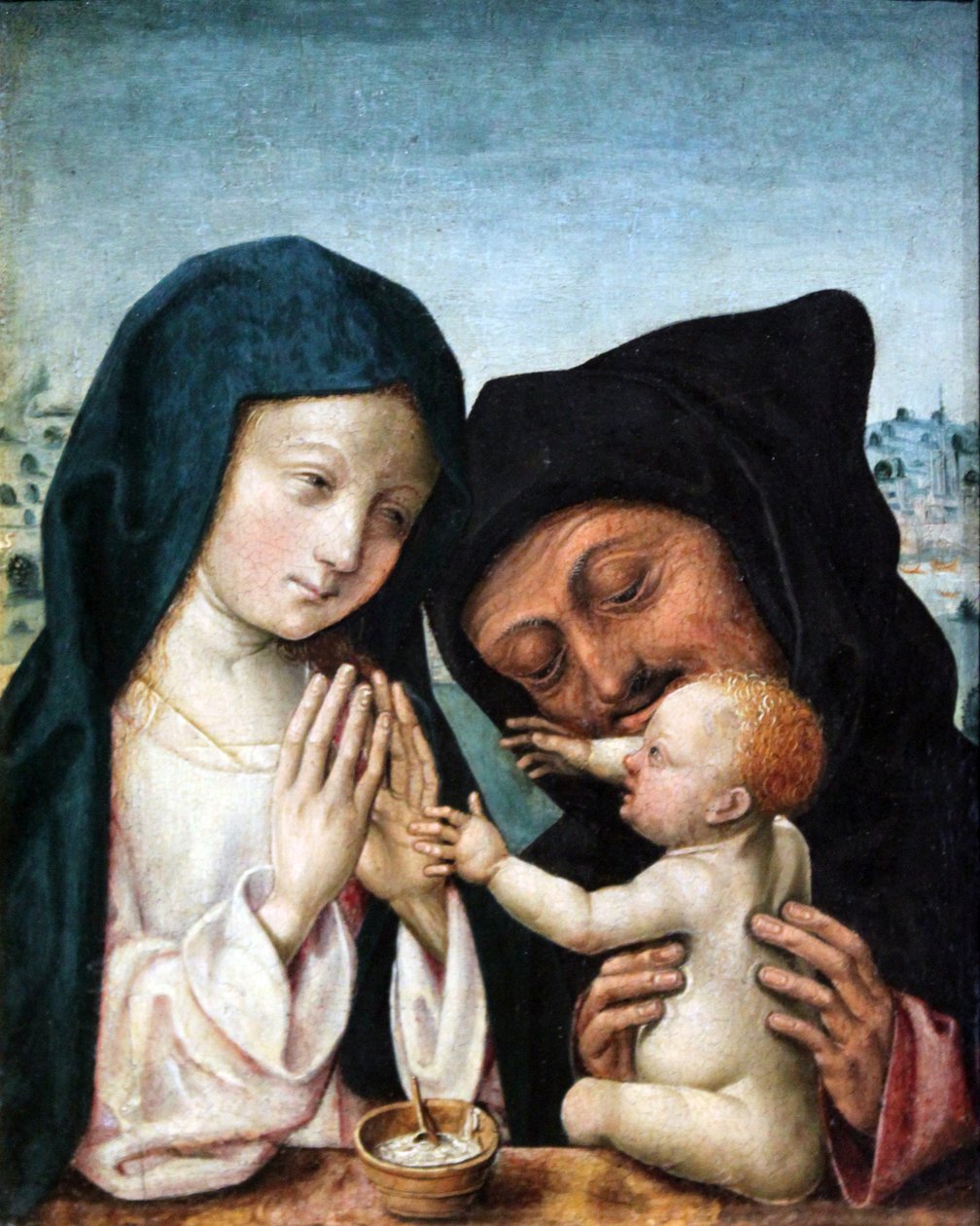 Święta Rodzina autorstwa Master of the Saint Bartholomew Altarpiece