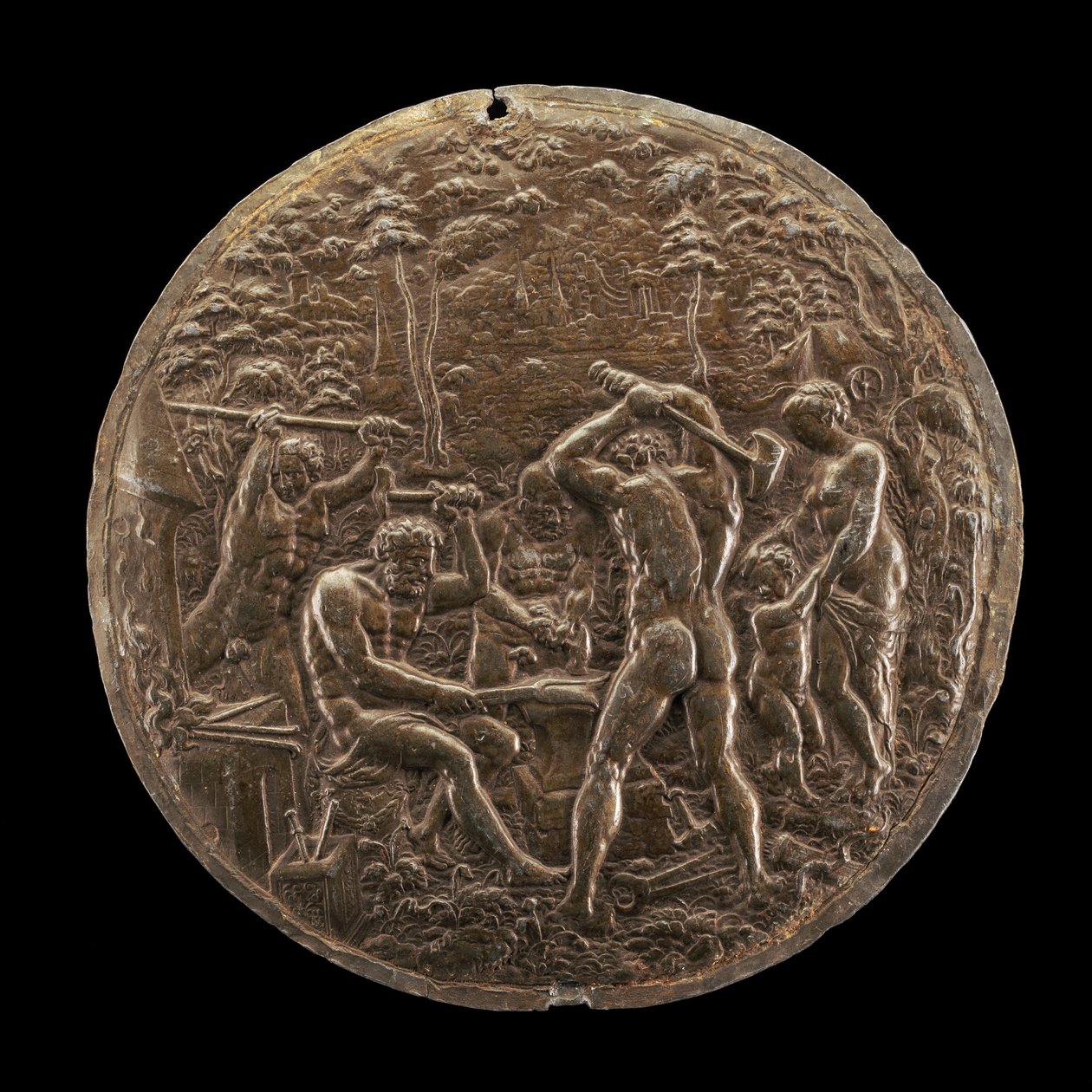Kuźnia Wulkana, 1573. autorstwa Master AZ