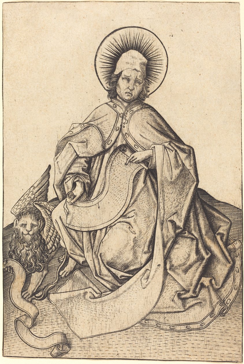 Święty Marek autorstwa Master E.S.