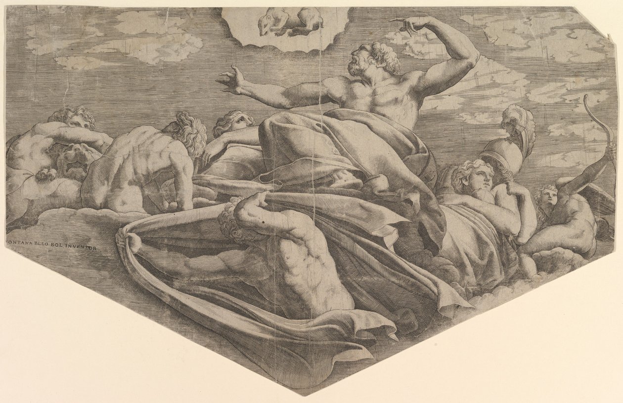Jowisz i Kallisto, 1540-56. autorstwa Master FG
