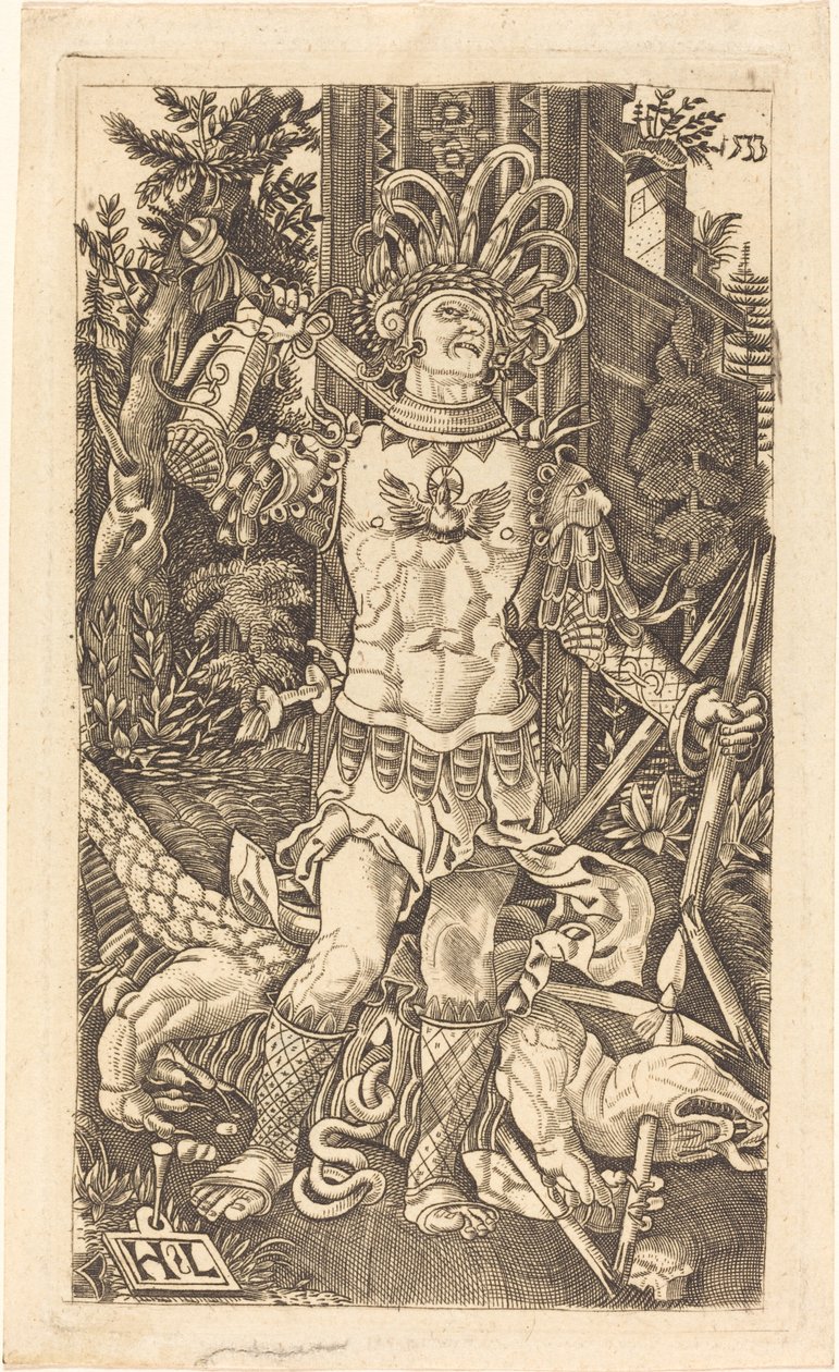 Stojący św. Jerzy autorstwa Master H.L.