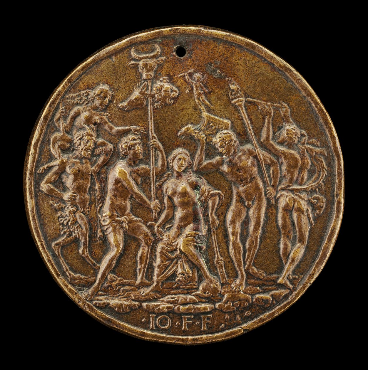Ariadna w Naxos, druga połowa XV wieku. autorstwa Master IO.FF.