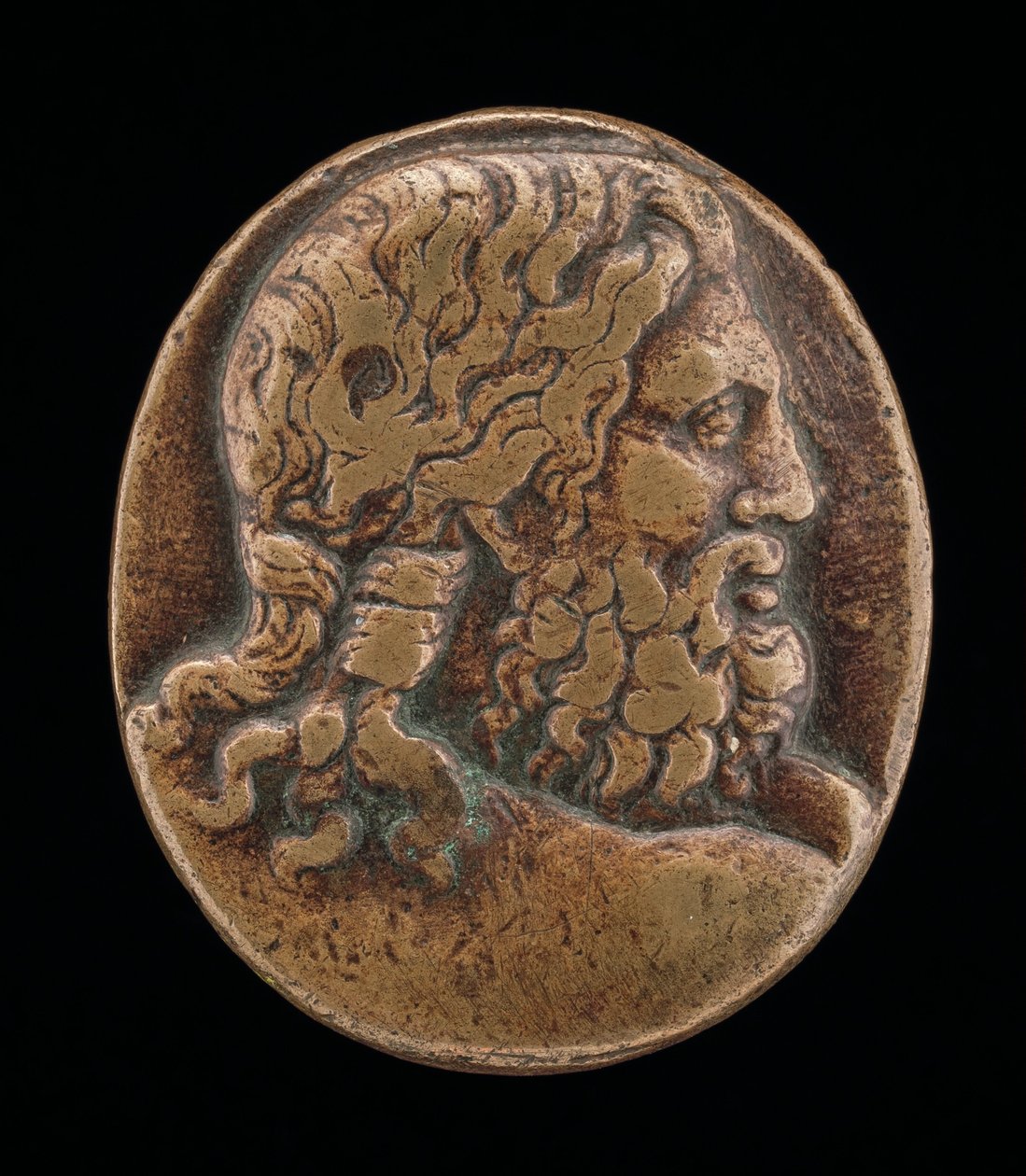 Jowisz [awers], II poł. XV w. autorstwa Master IO.FF.