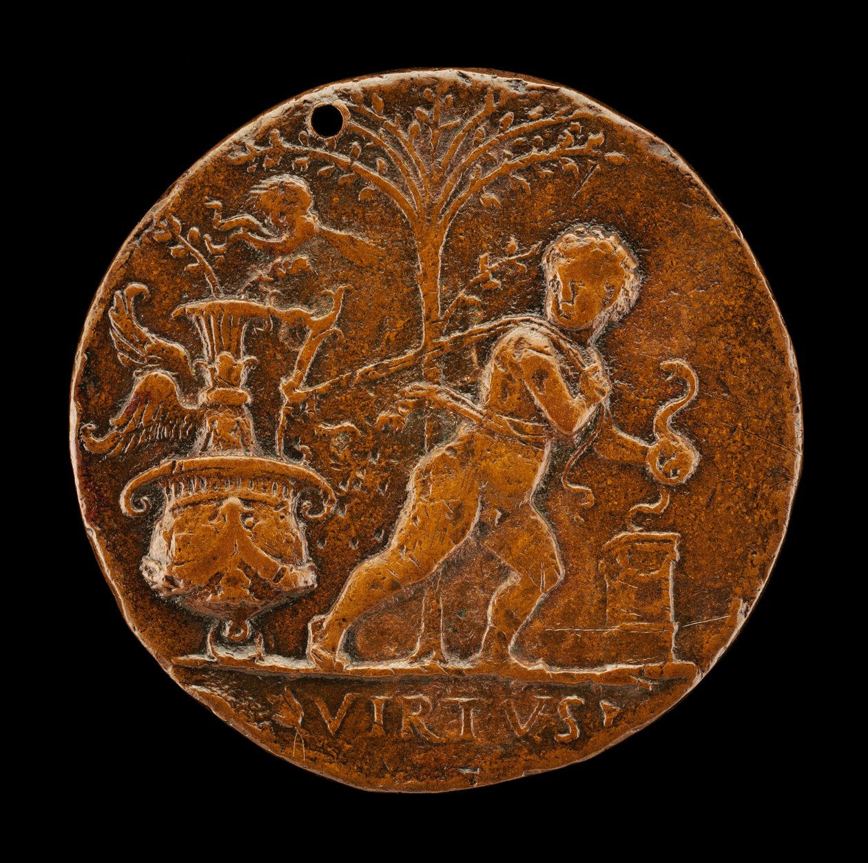 Scena alegoryczna [awers], XVI w. autorstwa Master I.S.A.