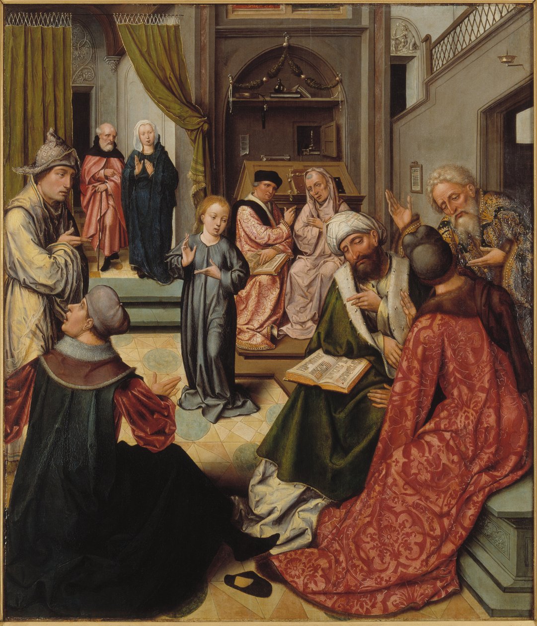 Chrystus wśród lekarzy, 1515. autorstwa Master of 1518.