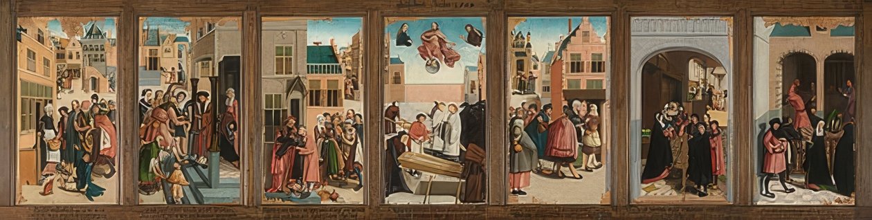 Siedem uczynków miłosierdzia. 1504 autorstwa Master of Alkmaar