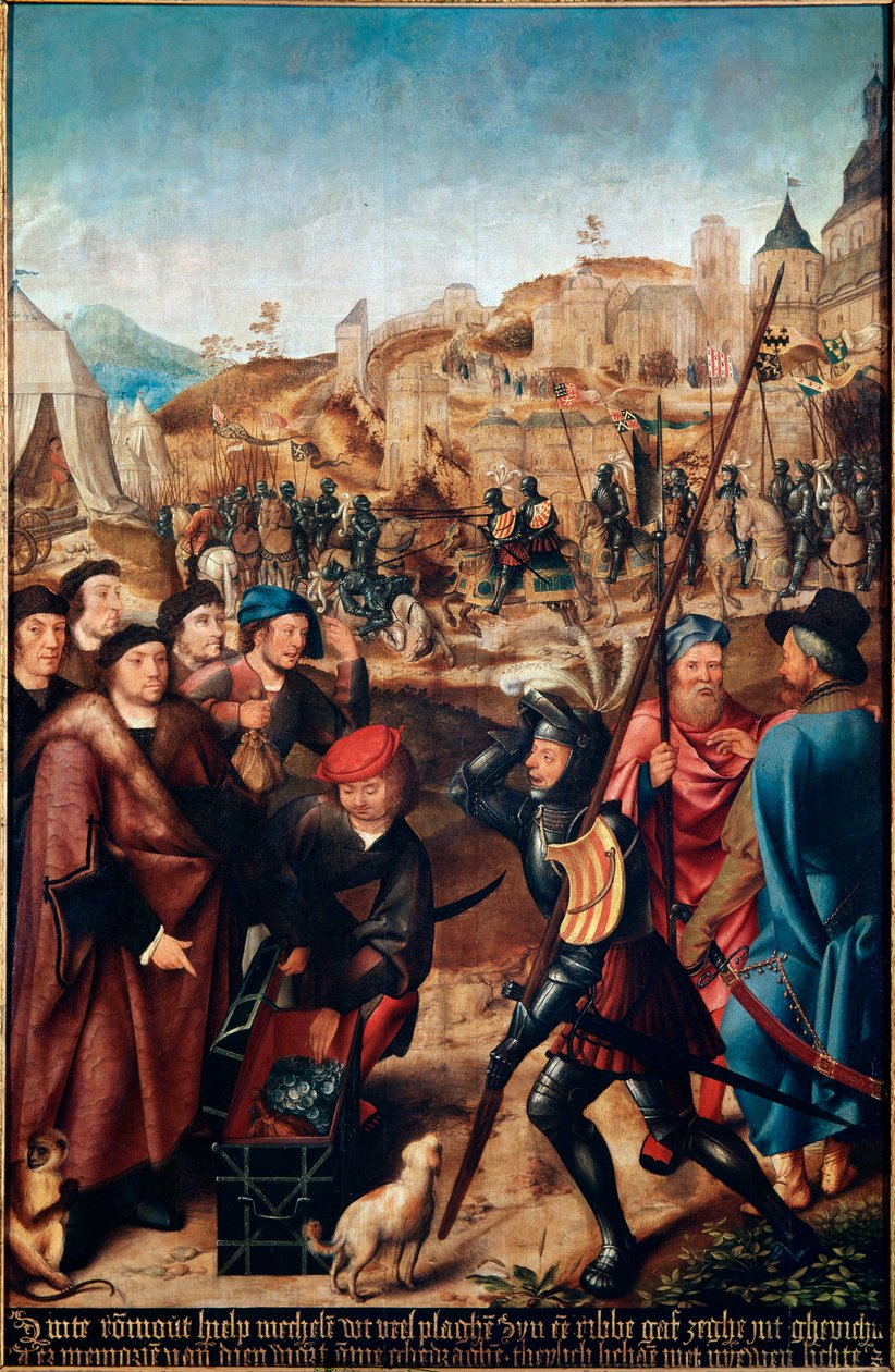 Legenda o św. Rumboldie”. autorstwa Master of Frankfurt