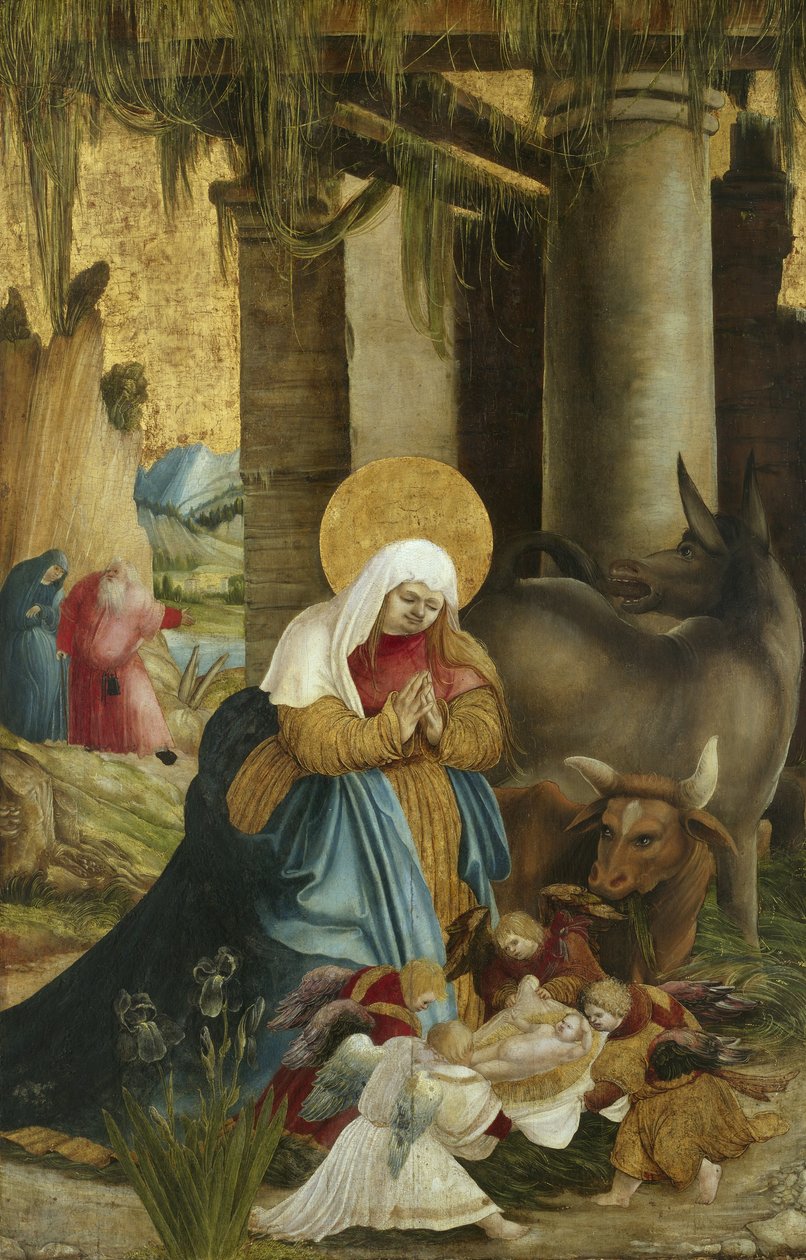 Narodzenia, 1507-10 autorstwa Master of Pulkau