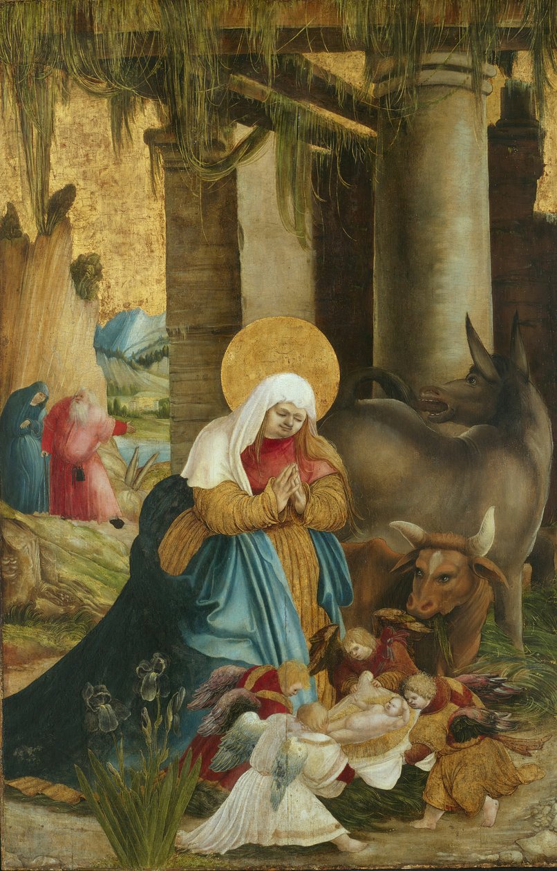 Narodzenia, 150710. autorstwa Master of Pulkau