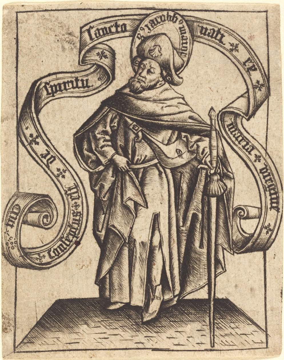Św. Jakub Większy autorstwa Master of the Berlin Passion
