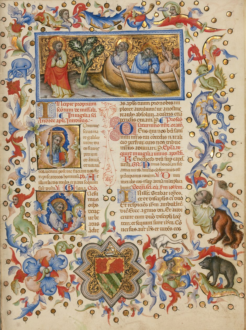 Mszał autorstwa Master of the Brussels Initials