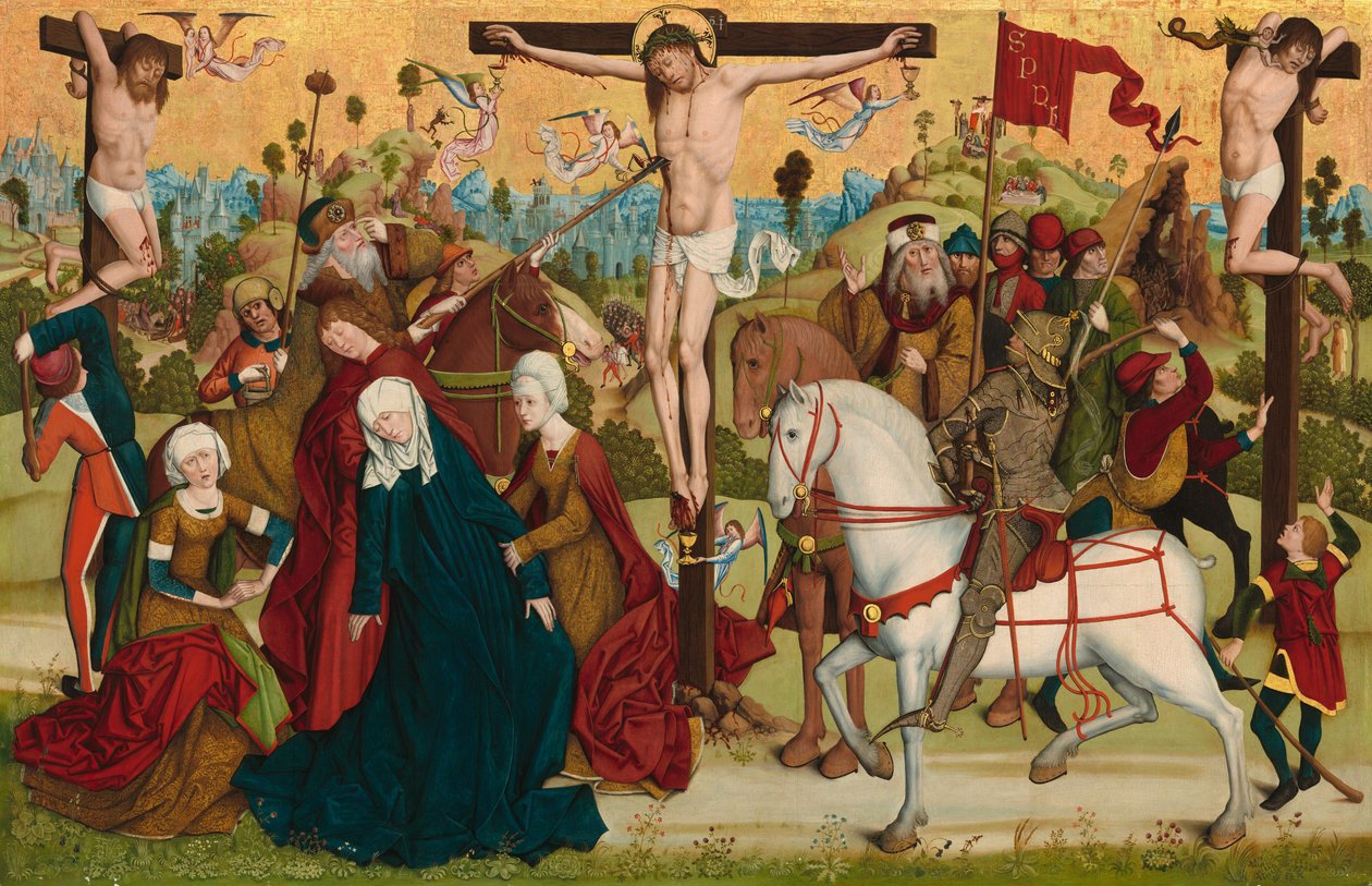 Kalwaria autorstwa Master of the Death of Saint Nicholas of Münster