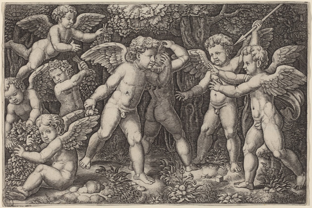 Urodzony i grający autorstwa Master of the Die after Raphael
