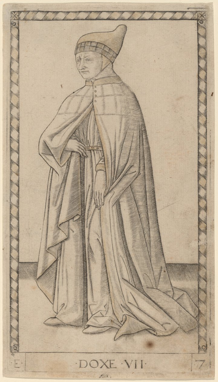Dox (Doża) autorstwa Master of the E Series Tarocchi