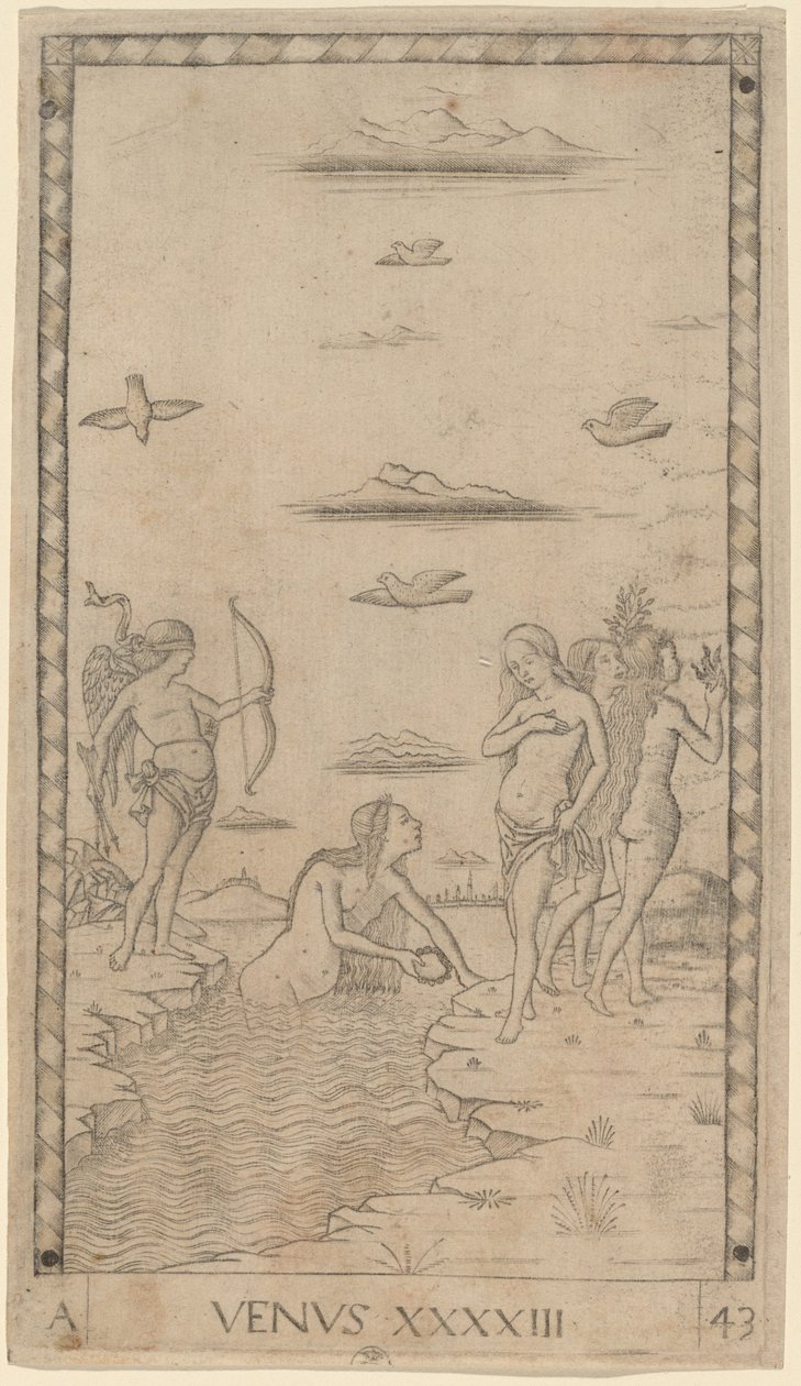 Wenus autorstwa Master of the E Series Tarocchi