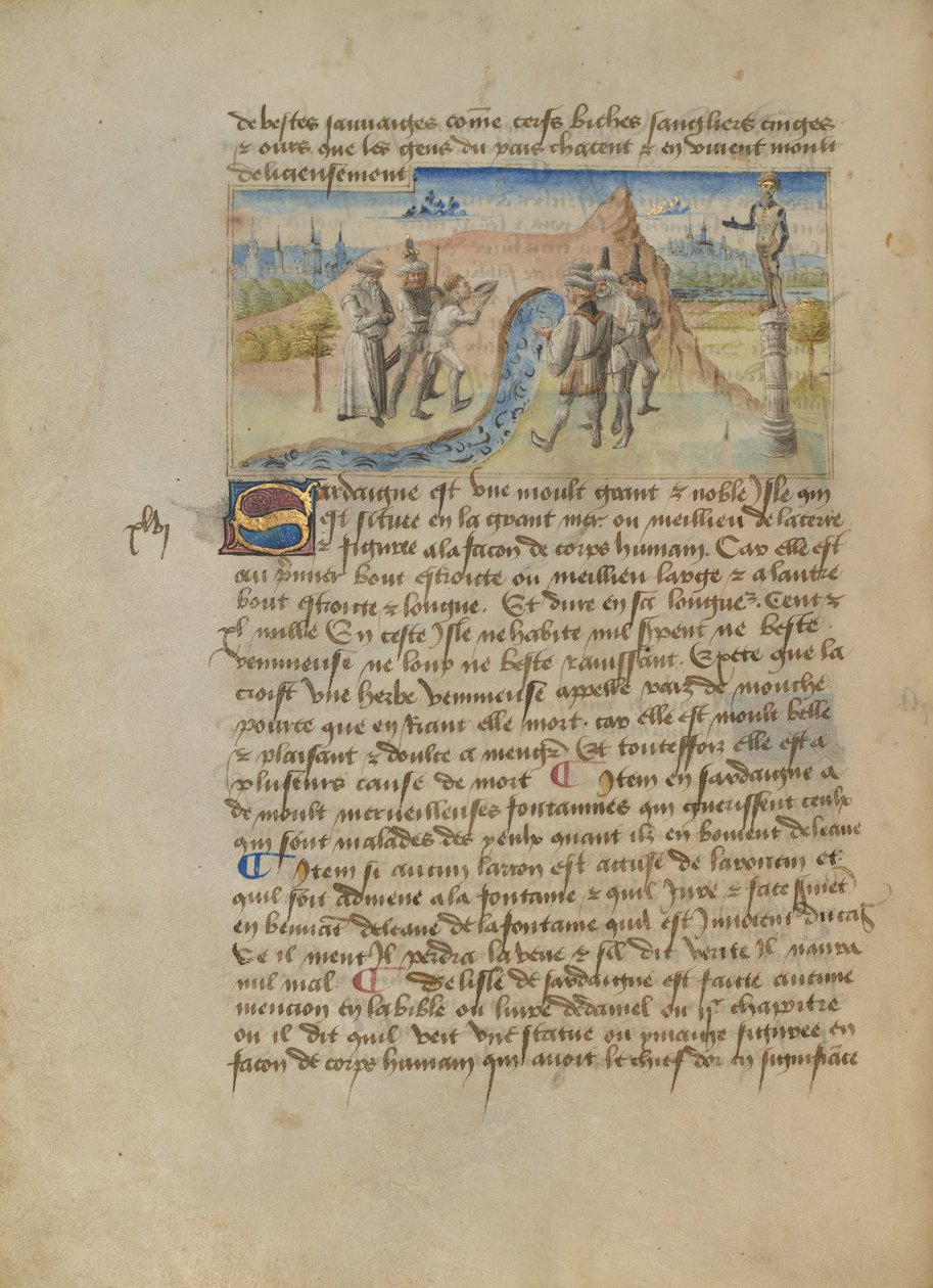 Sardynia autorstwa Master of the Geneva Boccaccio