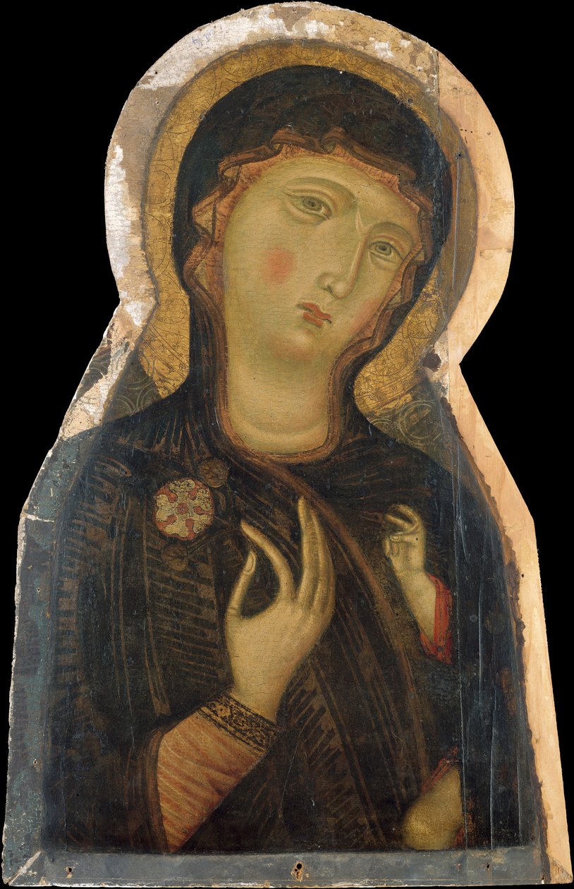 Madonna z Dzieciątkiem, ca. 1280. autorstwa Master of the Magdalen