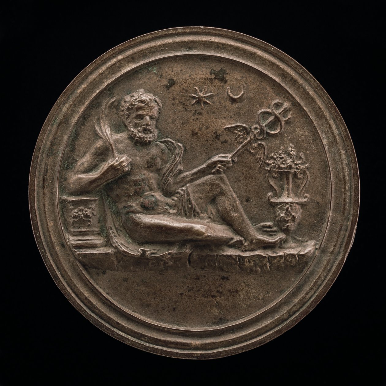 Merkury, początek XVI wieku. autorstwa Master of the Roman Charity
