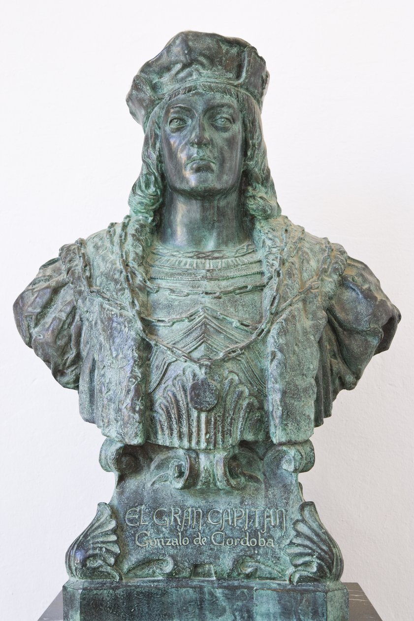 Wielki Kapitan Gonzalo de Cordoba (brąz) autorstwa Mateo Inurria
