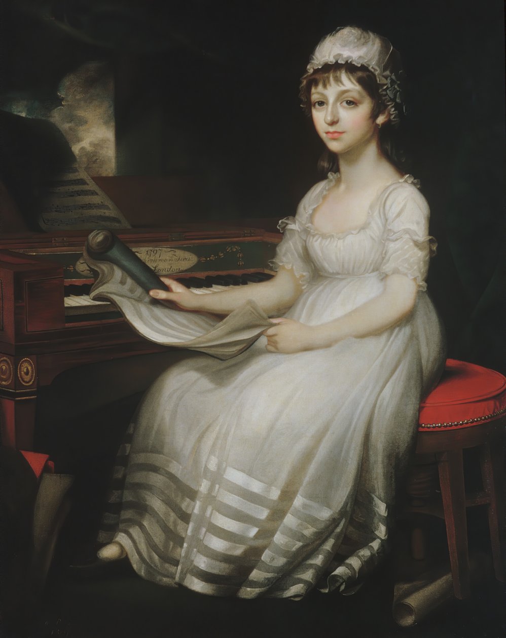 Portret młodej kobiety, 1801. autorstwa Mather Brown
