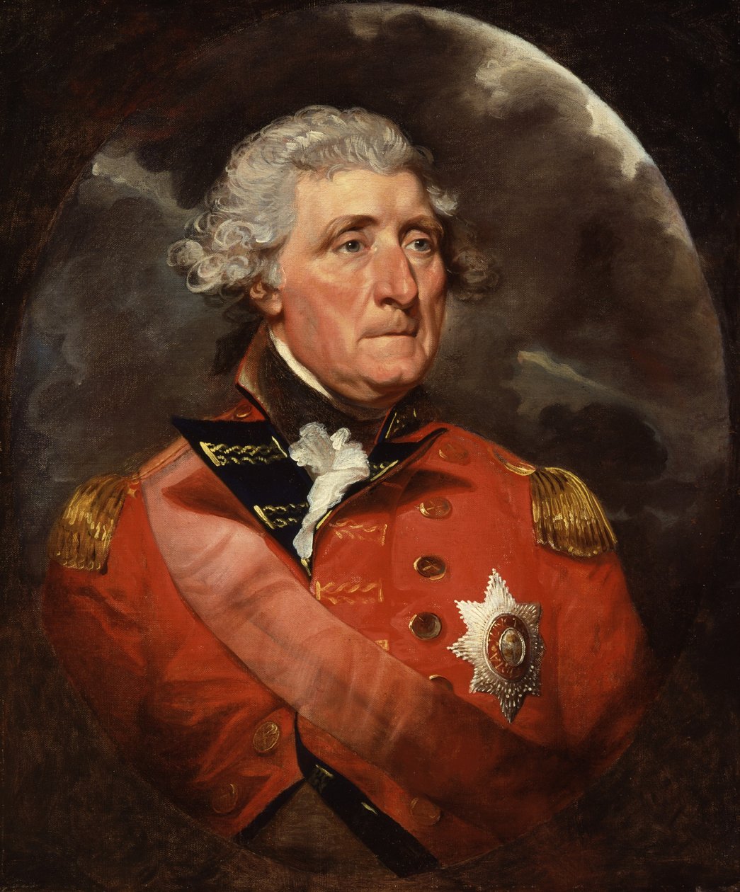Sir George Augustus Elliott, baron Heathfield autorstwa Mather Brown