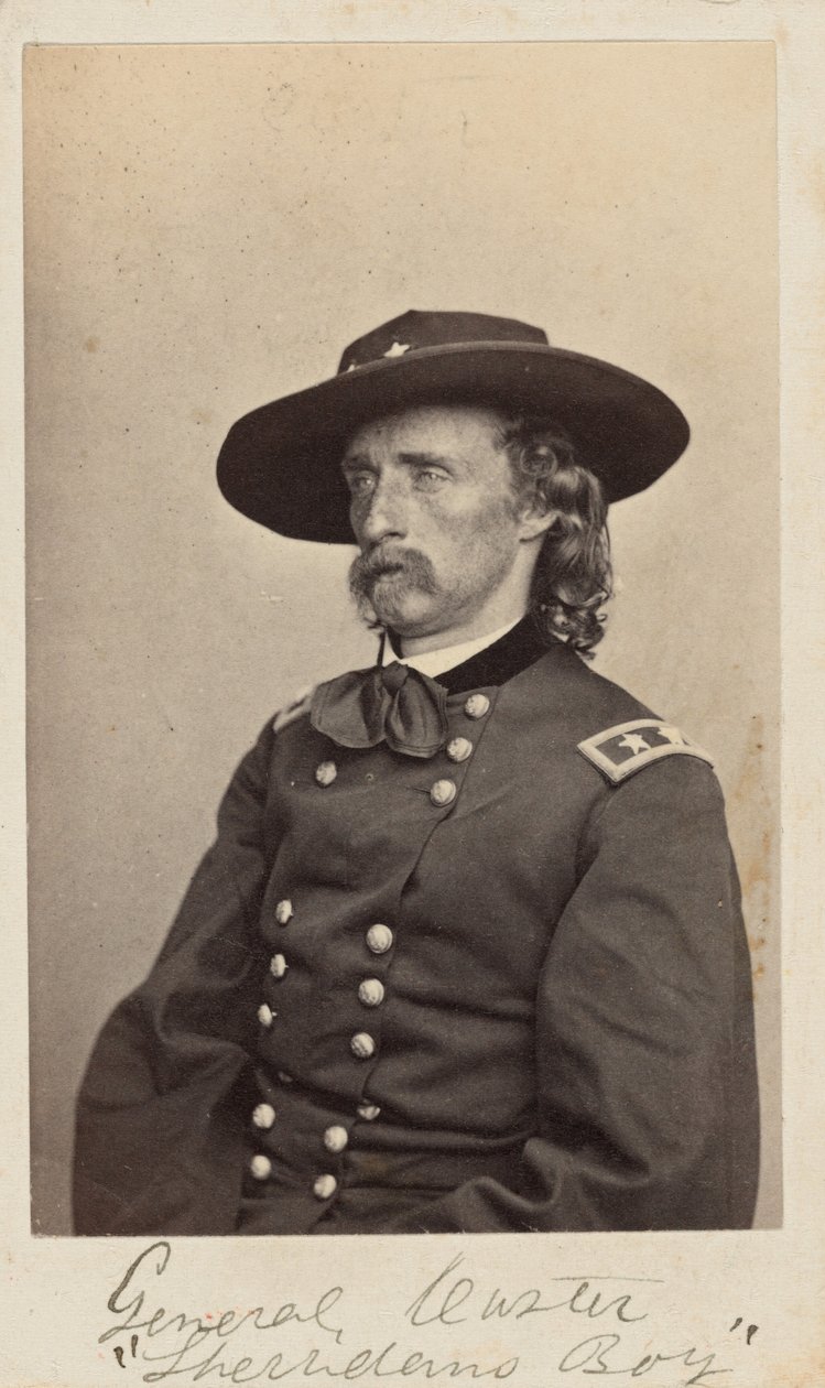 Generał George Armstrong Custer, 1865 (zdjęcie) autorstwa Mathew Brady