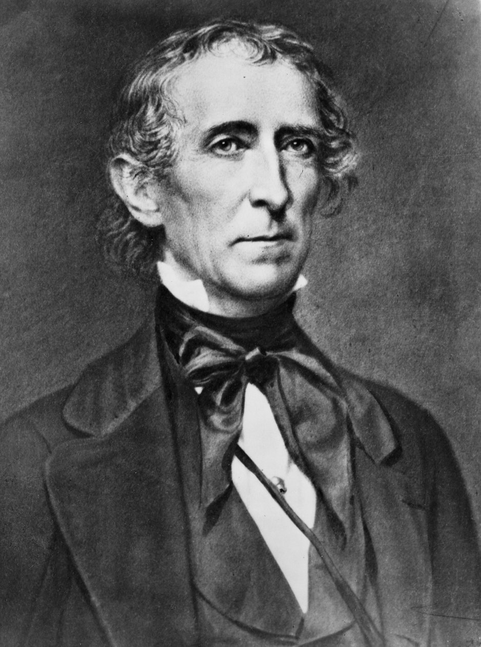John Tyler, ok.1860 autorstwa Mathew B. Brady