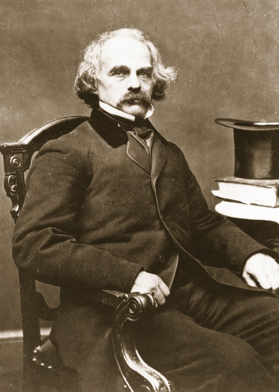 Nathaniel Hawthorne (fotograwiura) autorstwa Mathew B. Brady