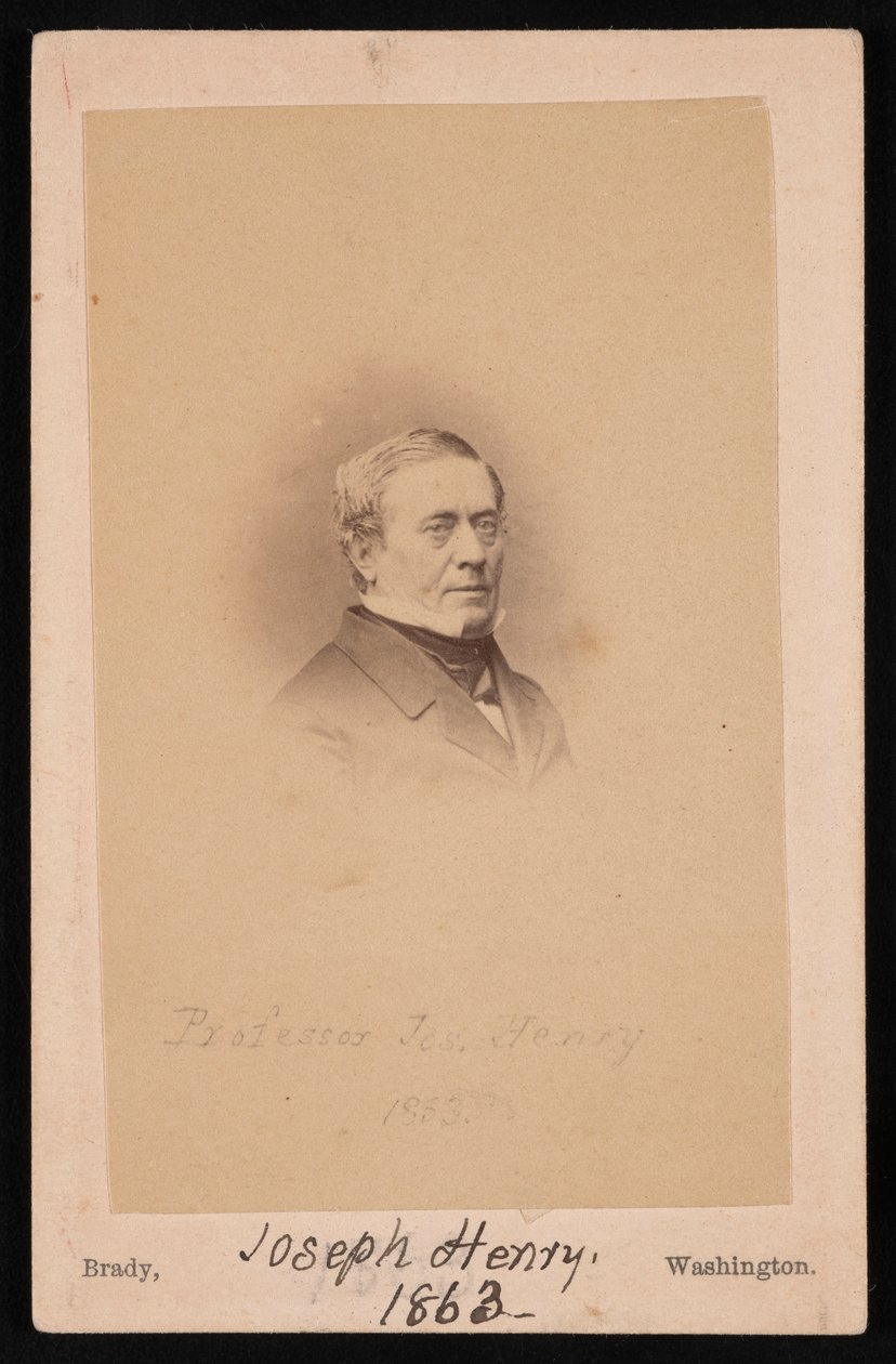 Portret Józefa Henryka 1797-1878, 1863. autorstwa Mathew Brady