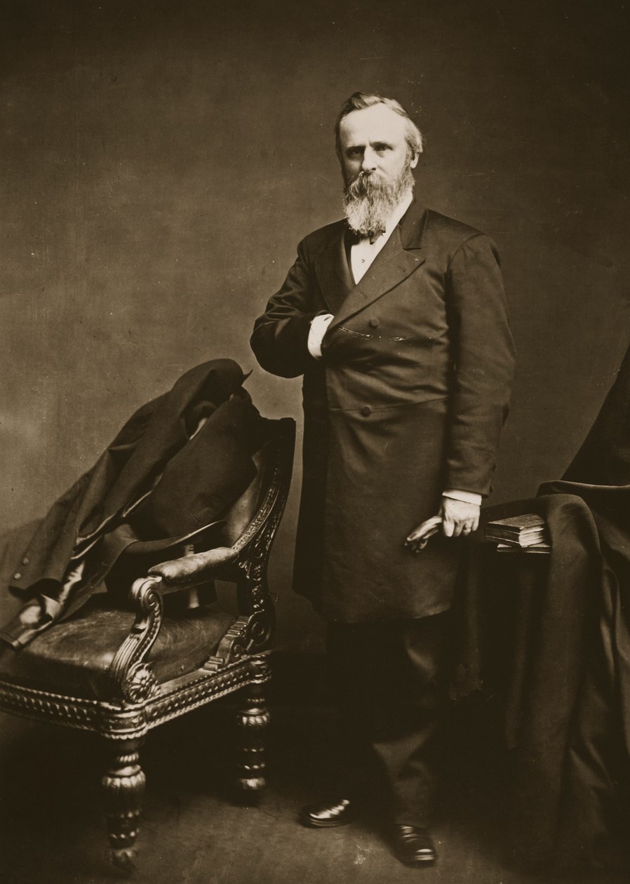 Rutherford B. Hayes (fotograwiura) autorstwa Mathew B. Brady