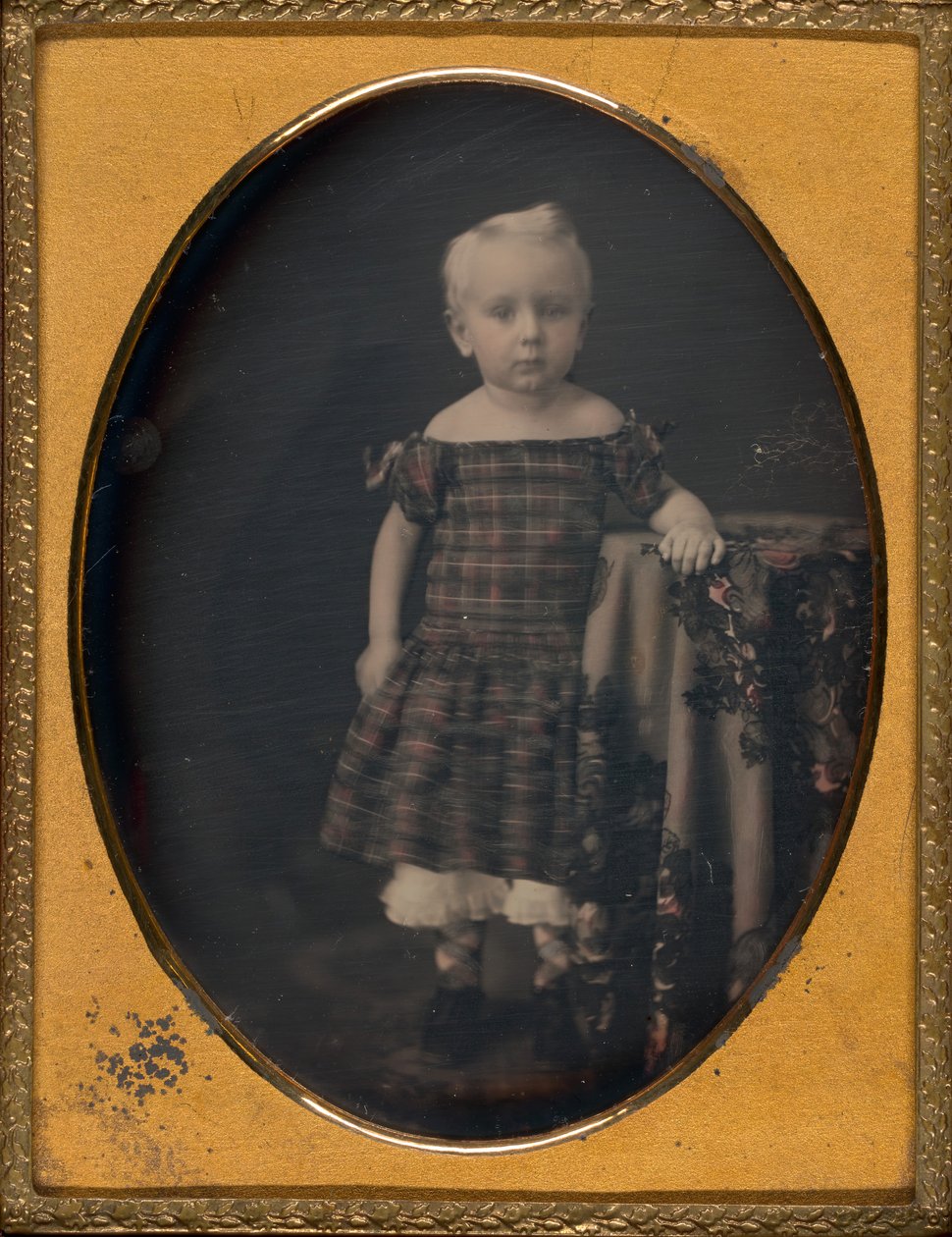 Portret dziecka bez tytułu, 183960. autorstwa Mathew Brady
