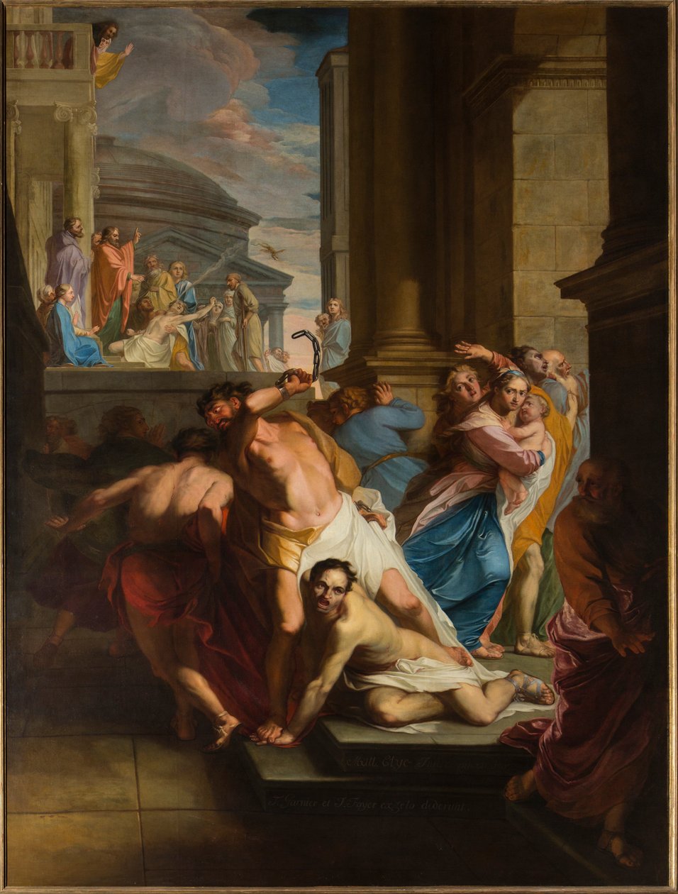 Synowie Scewy autorstwa Mathieu (1658 1741) Elias