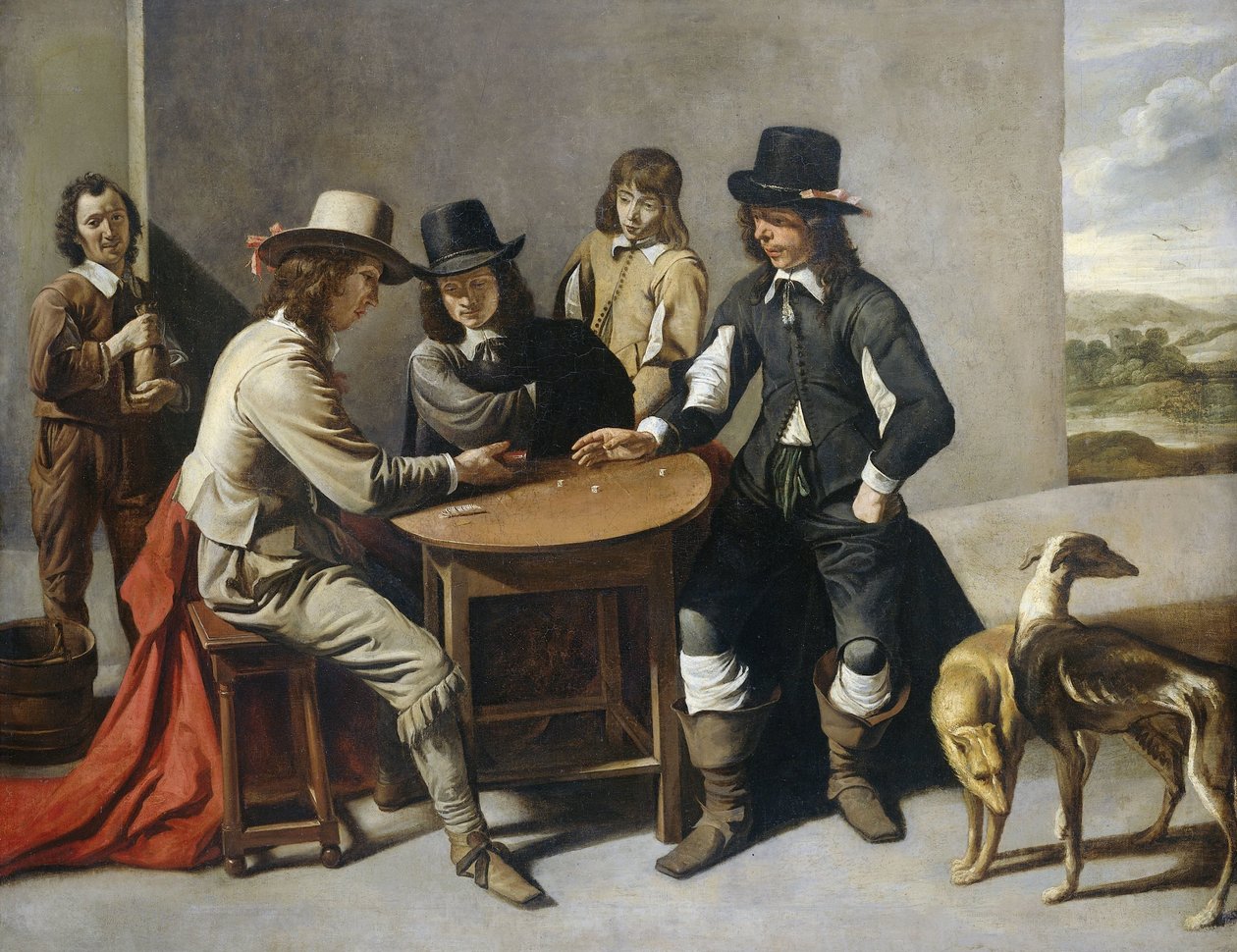 Strzelcy w kości autorstwa Mathieu Lenain (le cadet) (follower of)