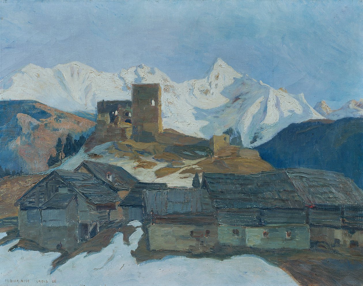 Zima u kobiet (Tyrol) autorstwa Mathilde Sitta Allé